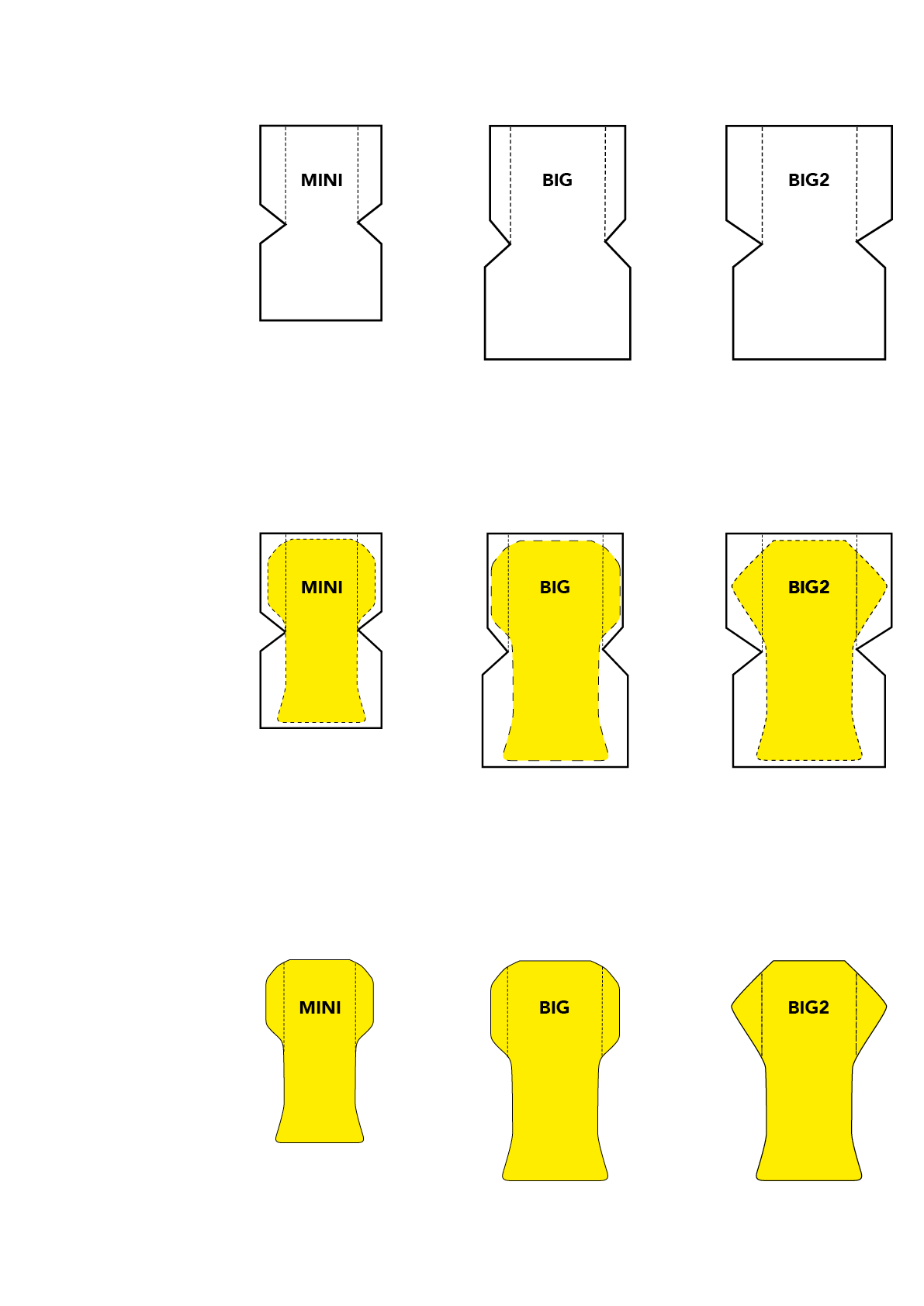 TECHNICAL DRAWING SIZES